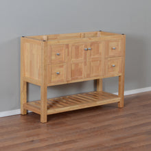 Manhattan 48 in. W x 18 in. D x 36 in. H Bath Vanity in Natural Wood
