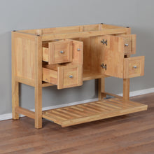 Manhattan 48 in. W x 18 in. D x 36 in. H Bath Vanity in Natural Wood
