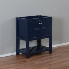 Manhattan 30 in. W x 18 in. D x 36 in. H Bath Vanity in Dark Blue