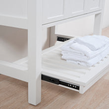 Manhattan 60 in. W x 18 in. D x 41 in. H Bath Vanity in White with Marble Vanity Top with White Basins and Mirrors