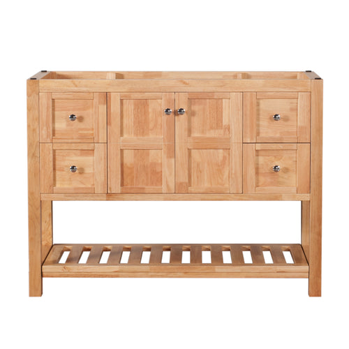 Manhattan 48 in. W x 18 in. D x 36 in. H Bath Vanity in Natural Wood