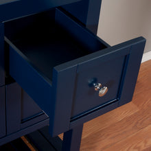 Manhattan 36 in. W x 18 in. D x 35 in. H Single Bath Vanity Cabinet Without top in Dark Blue