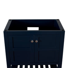 Manhattan 30 in. W x 18 in. D x 36 in. H Bath Vanity in Dark Blue
