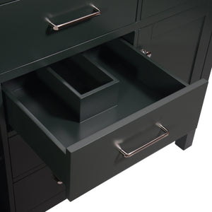 Laguna 48 in. W x 18 in. D x 36 in. H Single Bath Cabinet in Dark Green