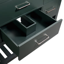 Santa Monica 48 in. W x 18 in. D x 35 in. H Bath Vanity in Dark Green
