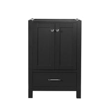 Laguna 24 in. W x 18 in. D x 35 in. H Bath Vanity in Black