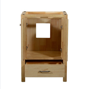 Laguna 24 in. W x 18 in. D x 35 in. H Bath Vanity in Natural Wood