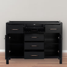Laguna 48 in. W x 18 in. D x 36 in. H Single Bath Cabinet in Black