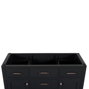 Laguna 48 in. W x 18 in. D x 36 in. H Single Bath Cabinet in Black