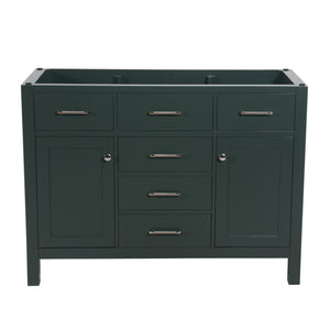 Laguna 48 in. W x 18 in. D x 36 in. H Single Bath Cabinet in Dark Green