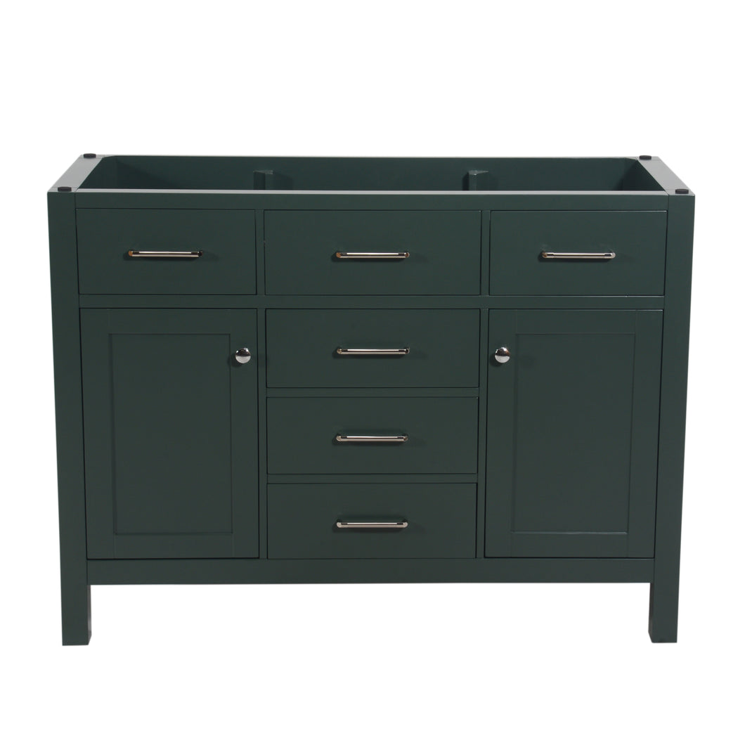 Laguna 48 in. W x 18 in. D x 36 in. H Single Bath Cabinet in Dark Green