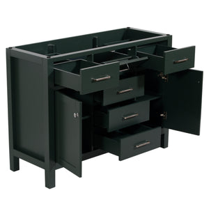 Laguna 48 in. W x 18 in. D x 36 in. H Single Bath Cabinet in Dark Green
