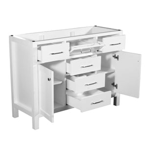 Laguna 48 in. W x 18 in. D x 36 in. H Bath Vanity in White