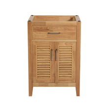 Marina Del Rey 24 in. W x 18 in. D x 35 in. H Bath Vanity in Natural Wood