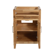 Marina Del Rey 24 in. W x 18 in. D x 35 in. H Bath Vanity in Natural Wood