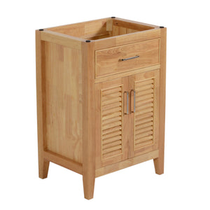 Marina Del Rey 24 in. W x 18 in. D x 35 in. H Bath Vanity in Natural Wood