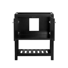 Manhattan 30 in. W x 18 in. D x 36 in. H Bath Vanity in Black