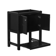 Manhattan 30 in. W x 18 in. D x 36 in. H Bath Vanity in Black