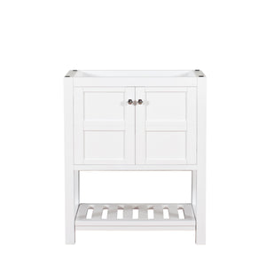 Manhattan 30 in. W x 18 in. D x 36 in. H Bath Vanity in White