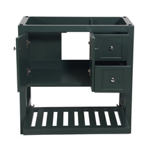 Manhattan 36 in. W x 18 in. D x 35 in. H Single Bath Vanity in Dark Green