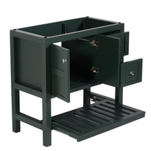 Manhattan 36 in. W x 18 in. D x 35 in. H Single Bath Vanity in Dark Green