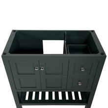 Manhattan 36 in. W x 18 in. D x 35 in. H Single Bath Vanity in Dark Green