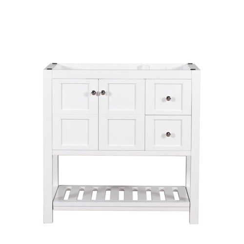 Manhattan 36 in. W x 18 in. D x 36 in. H Bath Vanity in White