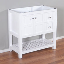 Manhattan 36 in. W x 18 in. D x 36 in. H Bath Vanity in White