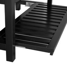 Manhattan 48 in. W x 18 in. D x 36 in. H Bath Vanity in Black