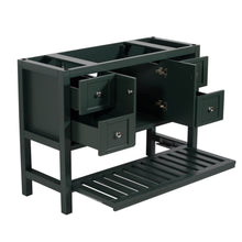 Manhattan 48 in. W x 18 in. D x 36 in. H Bath Vanity in Dark Green