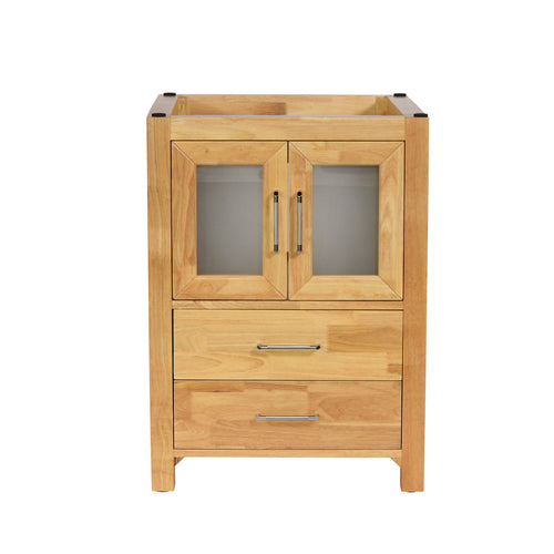 Newport 24 in. W x 18 in. D x 33 in. H Bath Vanity in Natural Wood