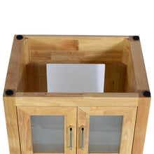 Newport 24 in. W x 18 in. D x 33 in. H Bath Vanity in Natural Wood