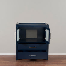 Newport 30 in. W x 18 in. D x 33 in. H Bath Vanity in Dark Blue