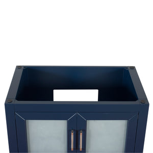 Newport 30 in. W x 18 in. D x 33 in. H Bath Vanity in Dark Blue