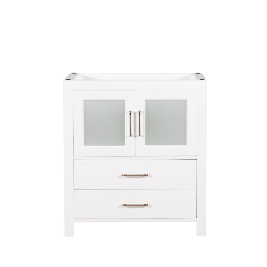 Newport 30 in. W x 18 in. D x 33 in. H Bath Vanity in White