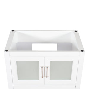Newport 30 in. W x 18 in. D x 33 in. H Bath Vanity in White