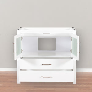 Newport 36 in. W x 18 in. D x 33 in. H Bath Vanity in White