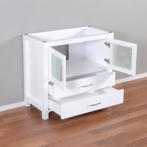 Newport 36 in. W x 18 in. D x 33 in. H Bath Vanity in White