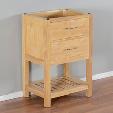 Santa Monica 24 in. W x 18 in. D x 35 in. H Bath Vanity in Natural Wood