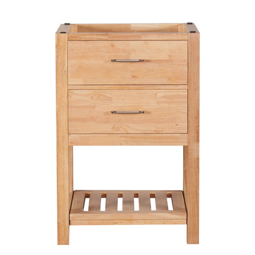 Santa Monica 24 in. W x 18 in. D x 35 in. H Bath Vanity in Natural Wood