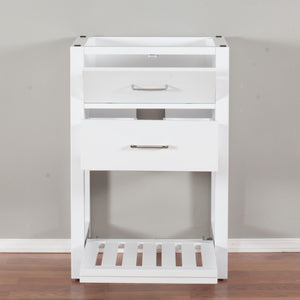 Santa Monica 24 in. W x 18 in. D x 35 in. H Bath Vanity in White