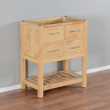 Santa Monica 30 in. W x 18 in. D x 35 in. H Bath Vanity in Natural Wood