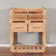 Santa Monica 30 in. W x 18 in. D x 35 in. H Bath Vanity in Natural Wood