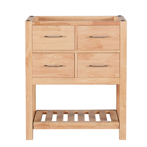 Santa Monica 30 in. W x 18 in. D x 35 in. H Bath Vanity in Natural Wood