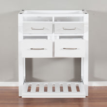 Santa Monica 30 in. W x 18 in. D x 35 in. H Bath Vanity in White