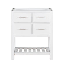 Santa Monica 30 in. W x 18 in. D x 35 in. H Bath Vanity in White