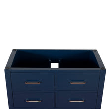 Santa Monica 36 in. W x 18 in. D x 35 in. H Bath Vanity in Dark Blue