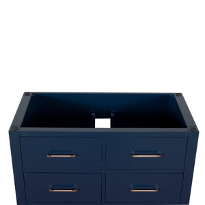Santa Monica 36 in. W x 18 in. D x 35 in. H Bath Vanity in Dark Blue