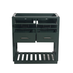 Santa Monica 36 in. W x 18 in. D x 35 in. H Single Bath Vanity in Dark Green