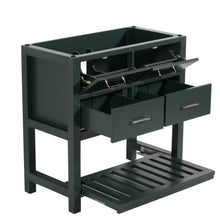 Santa Monica 36 in. W x 18 in. D x 35 in. H Single Bath Vanity in Dark Green